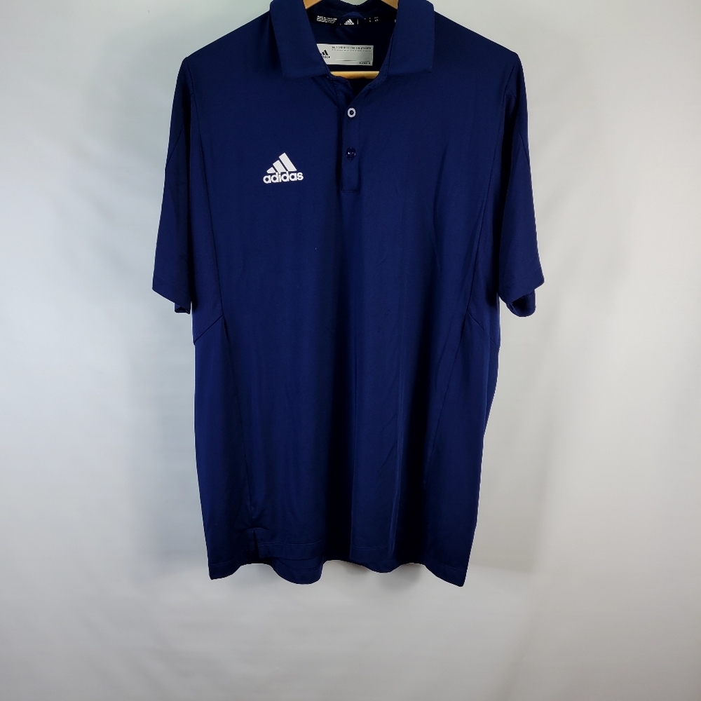 Mens Adidas Aeroready Polo Navy Size Large #Golf # Office